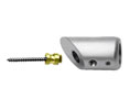 CRL SBB45BN 45 Degree Mitered Support Bar Bracket - Brushed Nickel