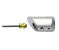 CRL SBB45PN 45 Degree Mitered Support Bar Bracket - Polished Nickel