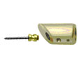 CRL SBB45SB 45 Degree Mitered Support Bar Bracket - Satin Brass