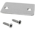 CRL SCECBS End Cap with Screws for Shallow "U" Channel - Brushed Stainless