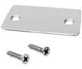 CRL SCECPS End Cap with Screws for Shallow "U" Channel - Polished Stainless