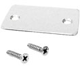 CRL SCECSA End Cap with Screws for Shallow "U" Channel - Satin Anodized