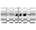 CRL SDK106CH Contemporary 106 Series Back-to-Back Shower Door Knobs - Polished Chrome