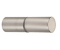 CRL SDK112BN Cylinder 112 Series Back-to-Back Shower Door Knobs - Brushed Nickel