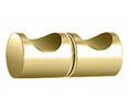 CRL SDK140BR Back-to-Back 140 Series E-Z Grip Knob - Polished Brass