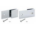CRL SGC182CH Square Corner 182 Series "Y" Inline Glass Clamp - Polished Chrome