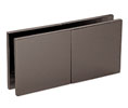 CRL SGC1880RB Square 180 Degree Glass-to-Glass Movable Transom Clamp - Oil Rubbed Bronze
