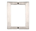 CRL SQ6X6SN SQ Series 6"X 6" Square Tubing Back-to-Back Pull Handle - Satin Nickel