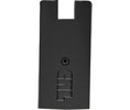 CRL SREC4SBL 4" Square End Cap for Sidelite Rails - Black Powder Coat