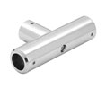CRL SUPTCH T-Bracket for Support Bar - Polished Chrome