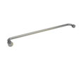 CRL TBCT24BN 24" Towel Bar With Traditional Knob - Brushed Nickel