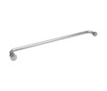 CRL TBCT24CH 24" Towel Bar With Traditional Knob - Polished Chrome