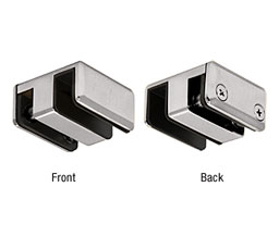 CRL TG4BN Essence Series Top Guide for Sliding Door Kit - Brushed Nickel