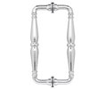 CRL V1C6X6CH Victorian Style 6" Back-to-Back Pull Handle - Polished Chrome
