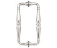 CRL V1C6X6PN Victorian Style 6" Back-to-Back Pull Handle - Polished Nickel