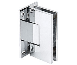 CRL V1E037CH  Vienna  037 Series Wall Mount - Full Back Plate Hinge - Chrome