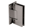 CRL V1E037GM  Vienna  037 Series Wall Mount - Full Back Plate Hinge - Gun Metal 