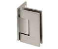 CRL V1E044BN Vienna 044 Series Wall Mount Offset Back Plate Hinge - Brushed Nickel