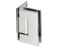 CRL V1E044CH Vienna 044 Series Wall Mount Offset Back Plate Hinge - Polished Chrome