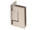 CRL V1E044SN Vienna 044 Series Wall Mount Offset Back Plate Hinge - Satin Nickel