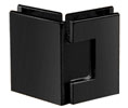 CRL V1E045BL Vienna 045 Series 135 Degree Glass-to-Glass Hinge - All Black