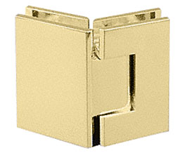 CRL V1E045SB Vienna 045 Series 135 Degree Glass-to-Glass Hinge - Satin Brass