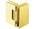 CRL V1E092BR Vienna 092 Glass-to-Glass Mount Hinge - Polished Brass