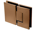 CRL V1E1800RB Vienna 180 Series 180 Degree Glass-to-Glass Hinge - Oil Rubbed Bronze
