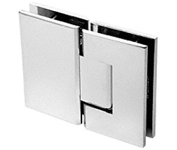 CRL V1E180BN  Vienna 180 Series 180 Degree Glass-to-Glass Hinge - Brushed Nickel