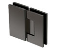 CRL V1E180GM  Vienna 180 Series 180 Degree Glass-to-Glass Hinge - Gun Metal