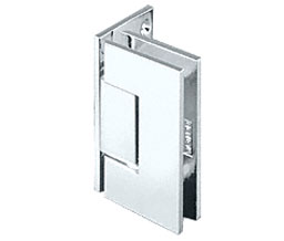 CRL V1E344CH Vienna 344 Offset Wall Mount Plate Adjustable Hinge - Polished Chrome