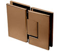CRL V1E5800RB Vienna 580 Series Glass-to-Glass Hinge with Internal 5 Degree Pin - Oil Rubbed Bronze 