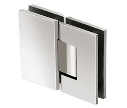 CRL V1E780CH Vienna 380 Series Positive Close 180 Degree Glass-to-Glass Hinge - Polished Chrome