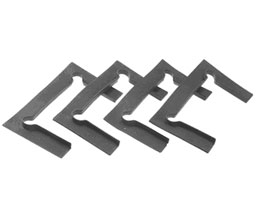 CRL V1EGK1 Vienna Hinge Replacement Gasket Pack with Fin - Black Neoprene