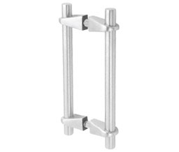 CRL VPS116PS 16" Variant Series Adjustable Pull Handle with VP1 Mounting Post - Polished Stainless