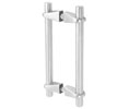 CRL VPS116BS 16" Variant Series Adjustable Pull Handle with VP1 Mounting Post - Brushed Stainless