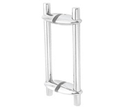 CRL VPS216PS 16" Variant Series Adjustable Pull Handle with VP2 Mounting Post - Polished Stainless