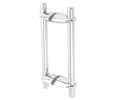 CRL VPS216BS 16" Variant Series Adjustable Pull Handle with VP2 Mounting Post - Brushed Stainless