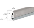 CRL WS167AV196 Extruded Aluminum with Triple Finger Vinyl Weatherseal for 36" x 80" Opening - Aluminum