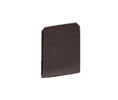 CRL WU2ECDU WU2 Series U-Channel End Cap - Black Bronze Anodized