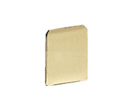 CRL WU2ECSB WU2 Series U-Channel End Cap - Satin Brass