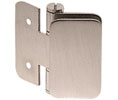 CRL ZUR03BN Zurich 03 Series Wall Mount - Inswing Hinge - Brushed Nickel
