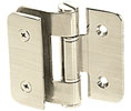 CRL ZUR05BN Zurich 05 Series Wall Mount - Outswing Hinge - Brushed Nickel