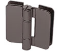 CRL ZUR070RB Zurich 07 Series 180 Degree Glass-to-Glass Inline Outswing Hinge - Oil Rubbed Bronze