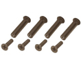 CRL DCSBBRZ Bronze Sex Bolt Mounting Screws for 1-3/4" Thick Doors
