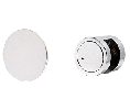 CRL EGD1SKCH Chrome Cover Disk for Edge Grips