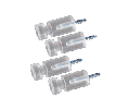 CRL FPAC4 Acrylic Framepegs - Set of 4
