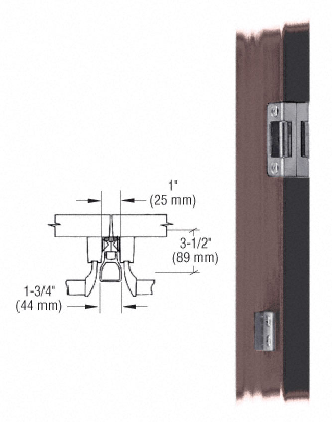 30896 Removable Mullion with Installed Strike