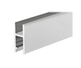 CRL DV146A Aluminum H-Bar Extrusion for Showcases - Satin Anodized  