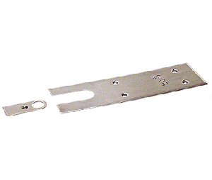 CRL J7020CPBS Cover Plates for Jackson 900 Series Floor Mounted Closer, Brushed Stainless